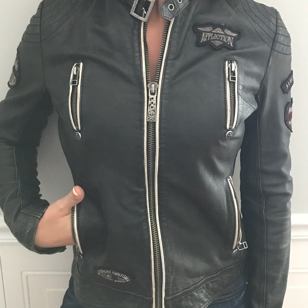 Affliction Premium Leather Jacket